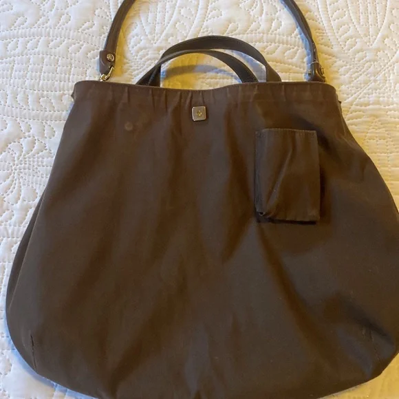 GUCCI REHAB GG Canvas Two Way Authentic Vintage Tote. Preloved.Aged w some wear. - Picture 7 of 10